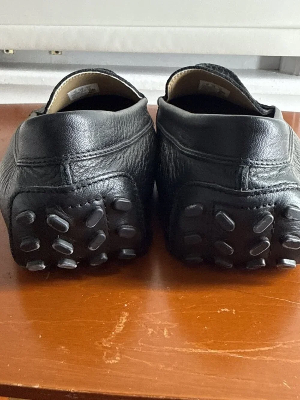 Lacoste Concour Driving Style Loafer Black, 12 Softest Leather Very Nice